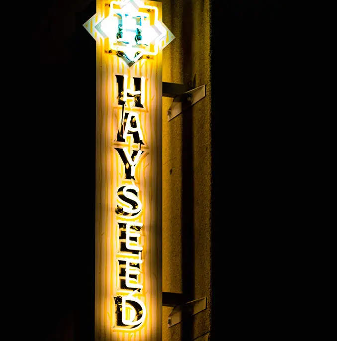 Hayseed and Housdon Exterior signage - Paso Robles Downtown Wine District