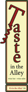 Taste in the Alley Logo - Paso Robles Downtown Wine District